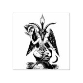 Baphomet Rubberstempel (Afrduk)