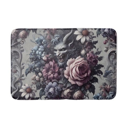 Baphomet’s Boeket – Gotisch Victoriaans Badmat (Voorkant)