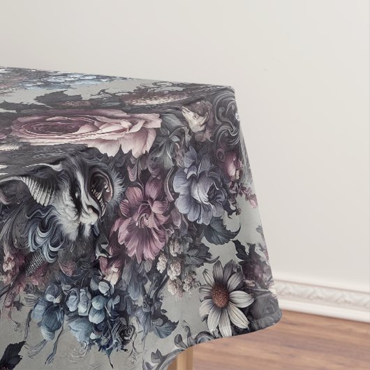 Baphomet’s boeket – Gotische Grote Print Tafelkleed (Voorbeeld)