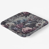 Baphomet’s Bouquet – Gotische Bloemen Papieren Bordje (Gebogen)