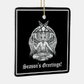 Baphomet Satanic Keramisch Ornament (Rechts)