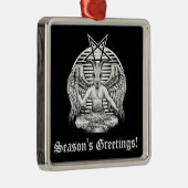 Baphomet Satanic Metalen Ornament (Rechts)