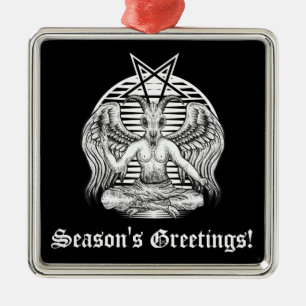 Baphomet Satanic Metalen Ornament