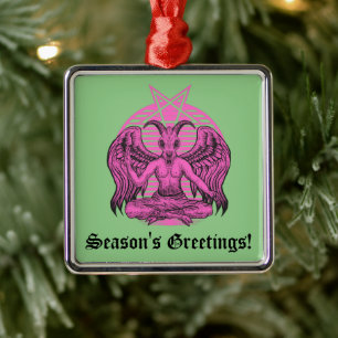 Baphomet Satanic Metalen Ornament