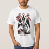 Baphomet Satanic Shirt (Voorkant)