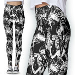 Baphomet Satanic Zwart-wit Gotische Duivel Leggings<br><div class="desc">Baphomet Satanic Zwart-wit Gotische Duivel Leggings | Gotische kleding. Dompel jezelf onder in het occulte met mijn Baphomet Satanic Black and White Leggings. Met een mystiek patroon met Baphomet, katten, vleermuizen en raven, stralen deze leggings een gotische allure uit. Perfect voor gothic meisjes of als een duivels geschenk, ze presenteren...</div>