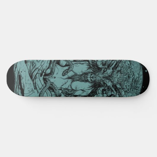Baphomet Schaats Deck Persoonlijk Skateboard (Horizontaal)