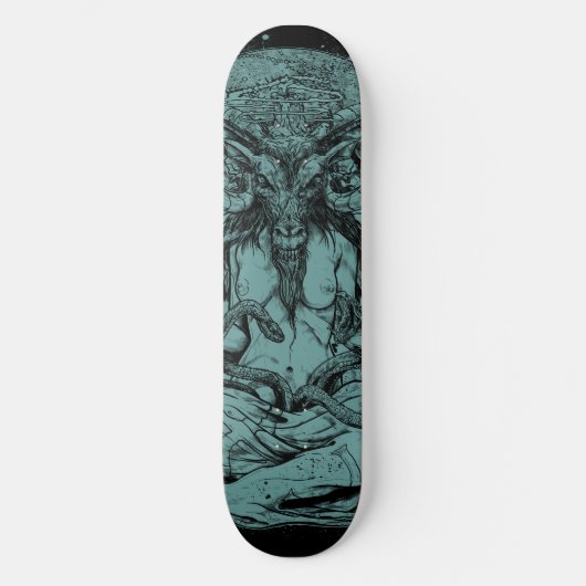 Baphomet Schaats Deck Persoonlijk Skateboard (Voorkant)