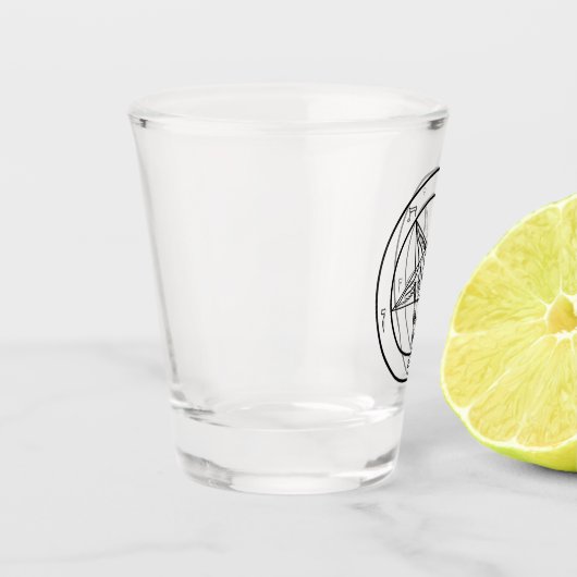 Baphomet Shot Glass Shot Glas (Links)