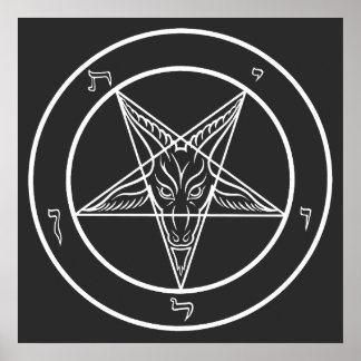 Baphomet Sigil CoS 60cm Poster