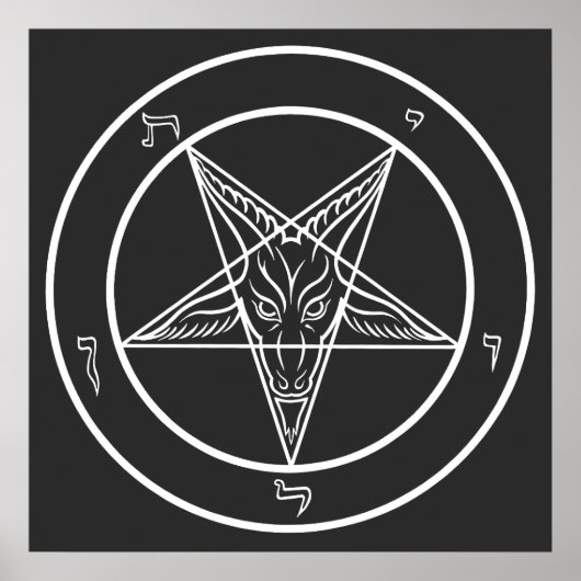 Baphomet Sigil CoS 60cm Poster (Voorkant)