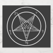 Baphomet Sigil CoS Stickers (Enkel label)