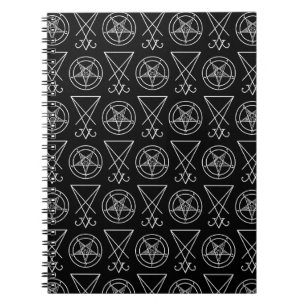 Baphomet & Sigil van Lucifer Spiral Foto Notitiebo Notitieboek