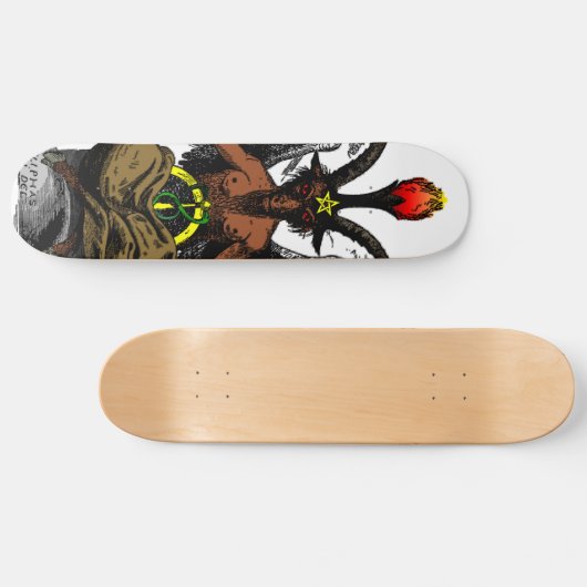 Baphomet Skateboard (Horizontaal)