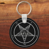 Baphomet Sleutelhanger (Voorkant)