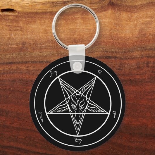 Baphomet Sleutelhanger (Voorkant)