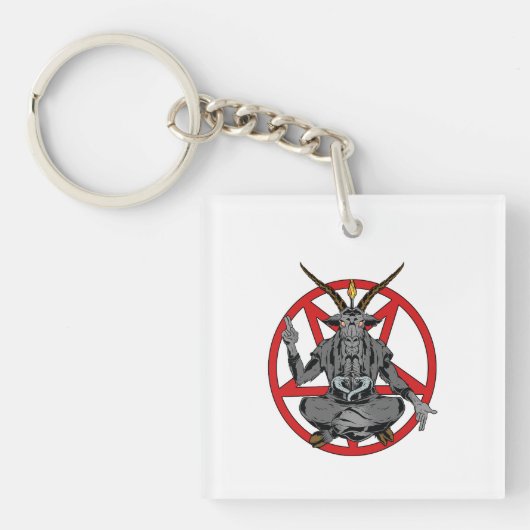 Baphomet Sleutelhanger (voorkant)