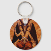 baphomet sleutelhanger (Voorkant)