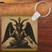 Baphomet Sleutelhanger (Achterkant)