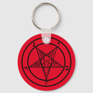 Baphomet-sleutelhanger Sleutelhanger
