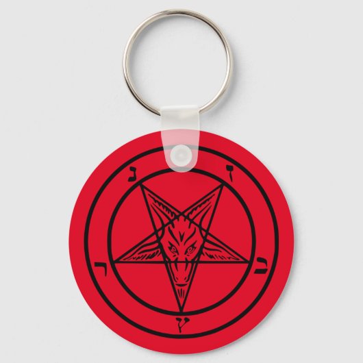 Baphomet-sleutelhanger Sleutelhanger (Voorkant)