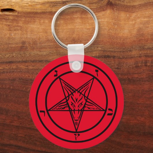 Baphomet-sleutelhanger Sleutelhanger (Achterkant)