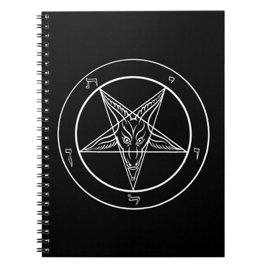 Baphomet Spiral notebook Notitieboek (Voorkant)