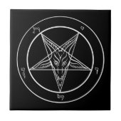 Baphomet Tile Tegeltje (Voorkant)