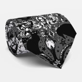 Baphomet Victoriana Gothic Witchy Mystiek Stropdas (Opgerold)