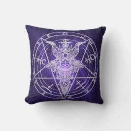 Baphomet Void Energy Black Light Kussen
