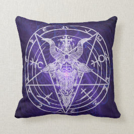 Baphomet Void Energy Black Light Kussen