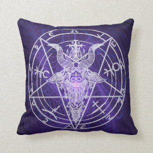 Baphomet Void Energy Black Light Kussen