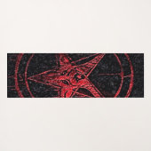 Baphomet Void Energy Meditation Yoga Mat (Achterkant (horizontaal))