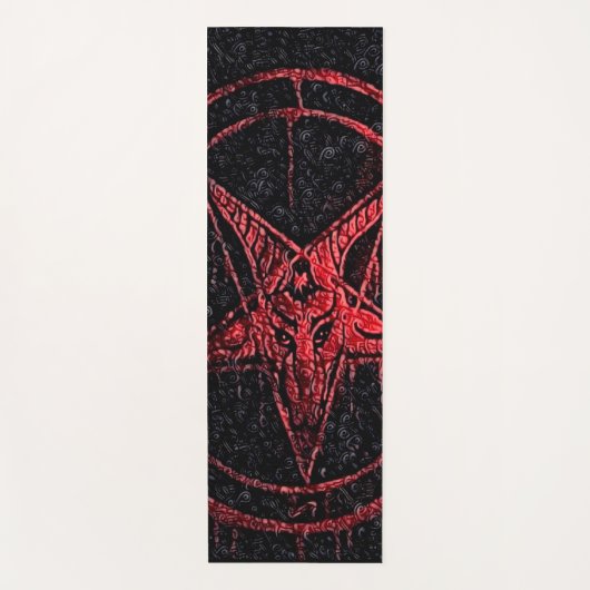Baphomet Void Energy Meditation Yoga Mat (Voorkant)