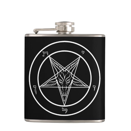 Baphomet Zegel CoS Heupfles (Voorkant)