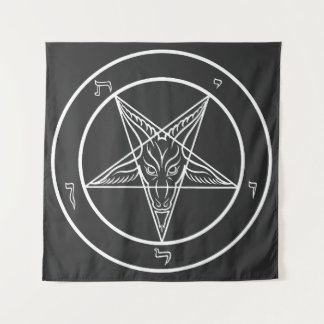 Baphomet Zegel CoS Wandkleed