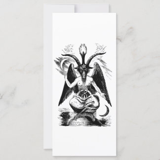 Baphomet, zwart