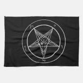 Baphomethanddoek voor gym, Golf of keuken Theedoek (Horizontaal)