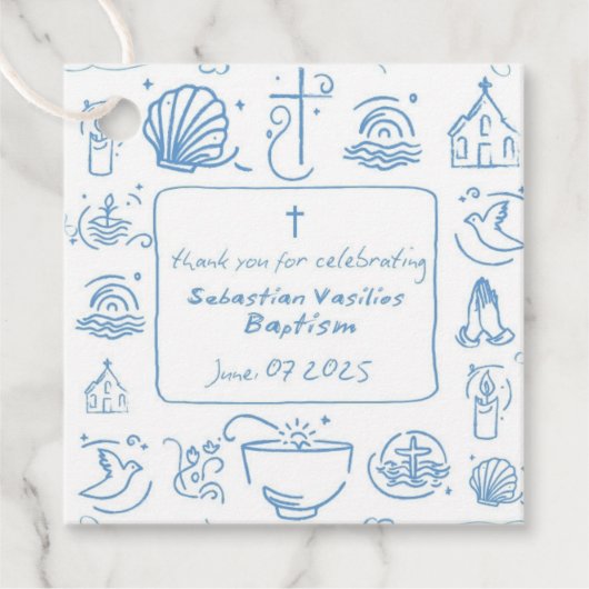 Bapstim Baby Bog Label (Voorkant)