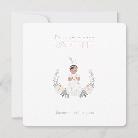 Bapteme Marina Kaart (Voorkant)