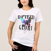 Baptised In Glory Women's Tri-Blend Shirt (Voorkant)