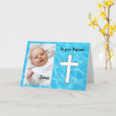 Baptisemfoto Kaart (Gele Bloem)