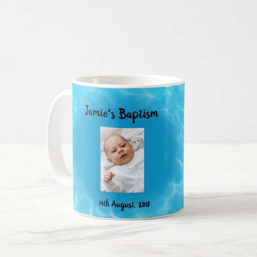 Baptisemfoto Koffiemok (Voorkant links)