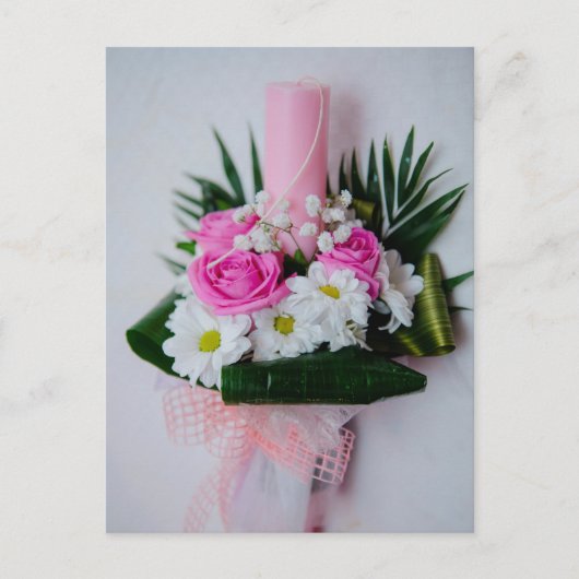 Baptisemkaars Briefkaart (Voorkant)