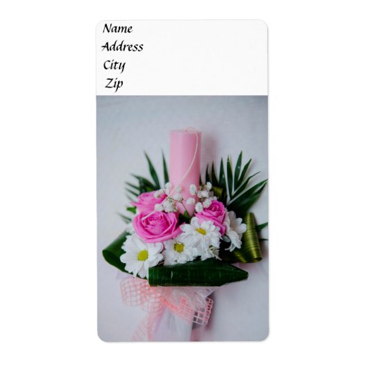 Baptisemkaars Etiket (Voorkant)