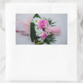 Baptisemkaars Rechthoekige Sticker (Tas)