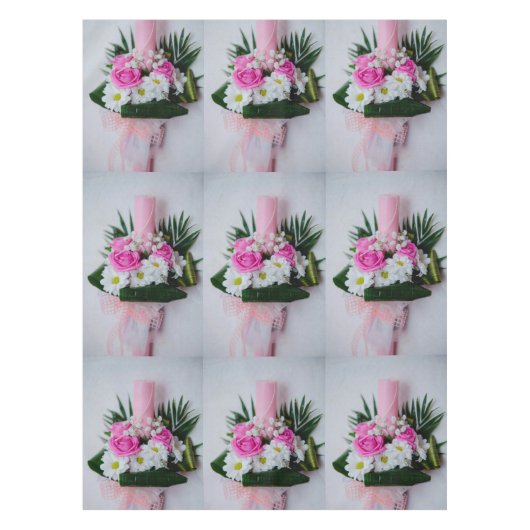 Baptisemkaars Tafelkleed (Voorkant)