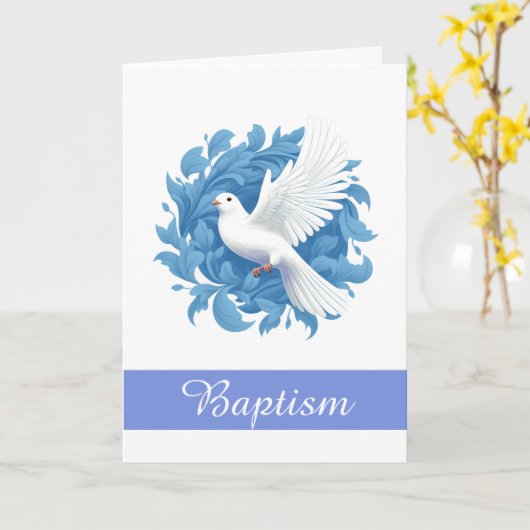 Baptisemkaart Kaart (Gele Bloem)