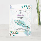 Baptisemprogramma van de Grieks-orthodoxe kerk Vas Programma (Voorkant)