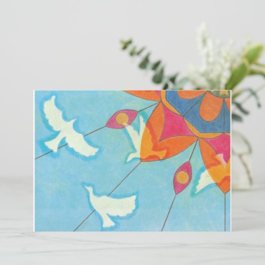 Baptisemuitnodigingen Kaart (Staand voorkant)